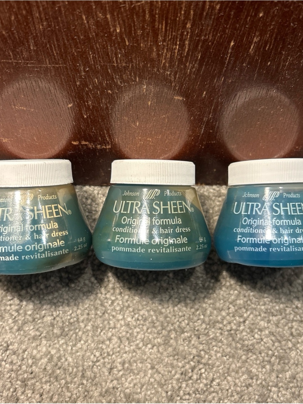 READ X3 TRAVEL SIZE Ultra Sheen Original Formula Conditioner & Hair Dress 2.25oz